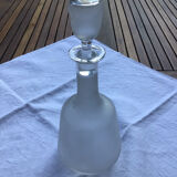 Glazed frosted glass decanter with thoughts