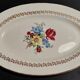 Sarreguemines oval dish early 20th century