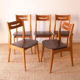 5 Scandinavian chairs 60s