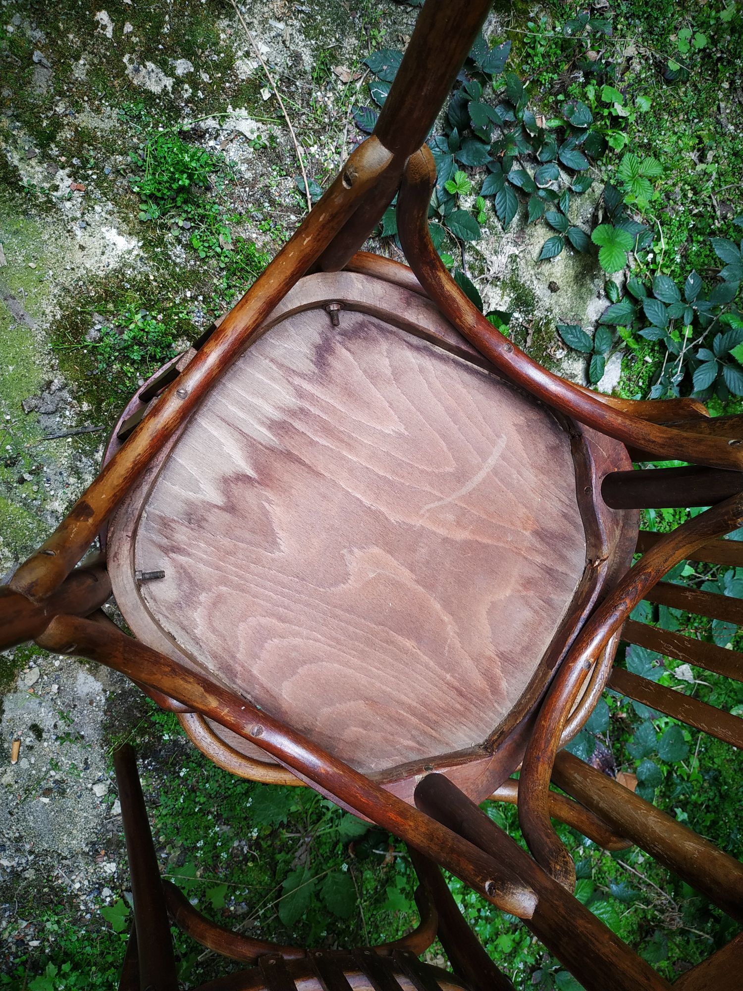 Series of four bistro chairs
