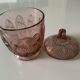 Pink glass candy maker