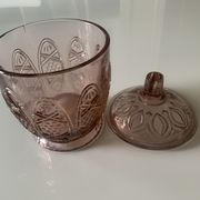 Pink glass candy maker
