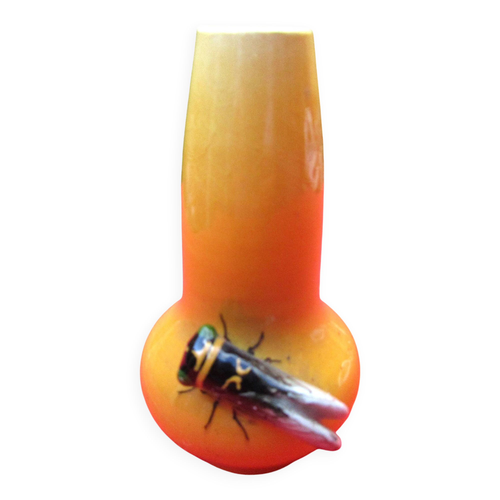 Small vase with cicadas Vallauris - Jérome MASSIER