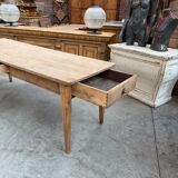 Oak farmhouse table from the early 20th century.