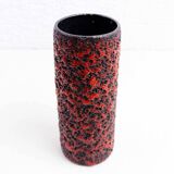 Vintage West Germany lava texture vase