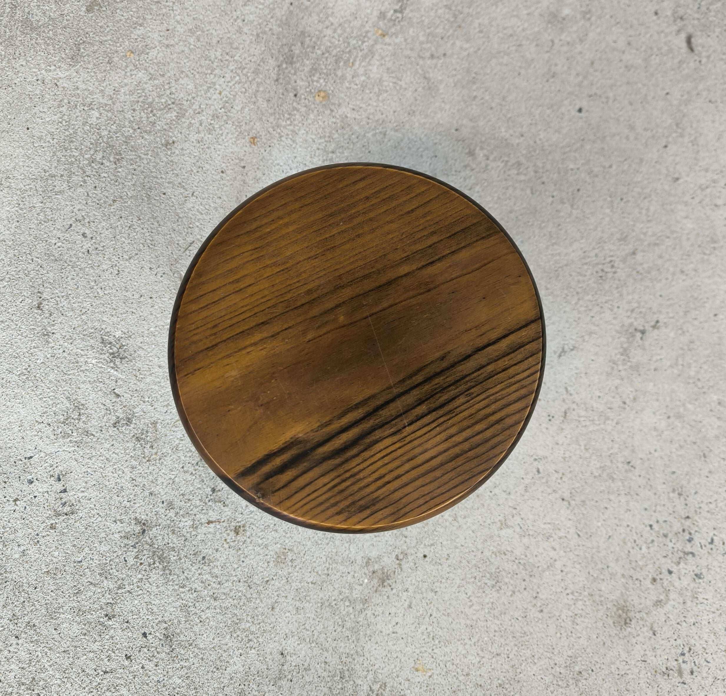 Small wooden tripod stool