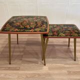 Pair of wooden tables, 1950s design.