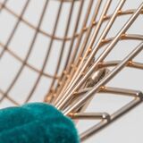 18K gold diamond chair Harry Bertoia for Knoll International USA