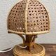 Pair of Italian rattan lamps