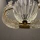 Murano glass light pendant by Ercole Barovier, 1940s