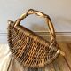 Rattan basket to hang