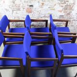 Set of #6 rudolf glatzel diningchairs (armrest). model emt0030