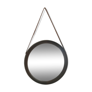 miroir en bois wengé