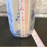 Soliflore en porcelaine bleu et blanc