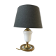 Lampe à poser en albâtre et laiton années 50