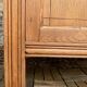 Parisian glass cabinet art deco raw wood