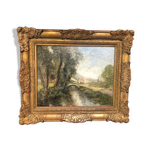 Tableau ancien « école