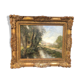 Ancient painting "19th century French school"