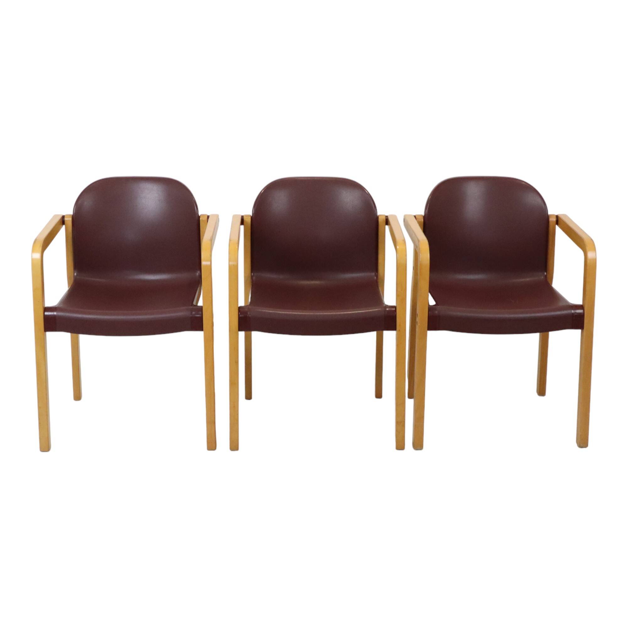 Set of 6 Vintage Design Chairs Dolmas Kembo JB Meijer 1980s