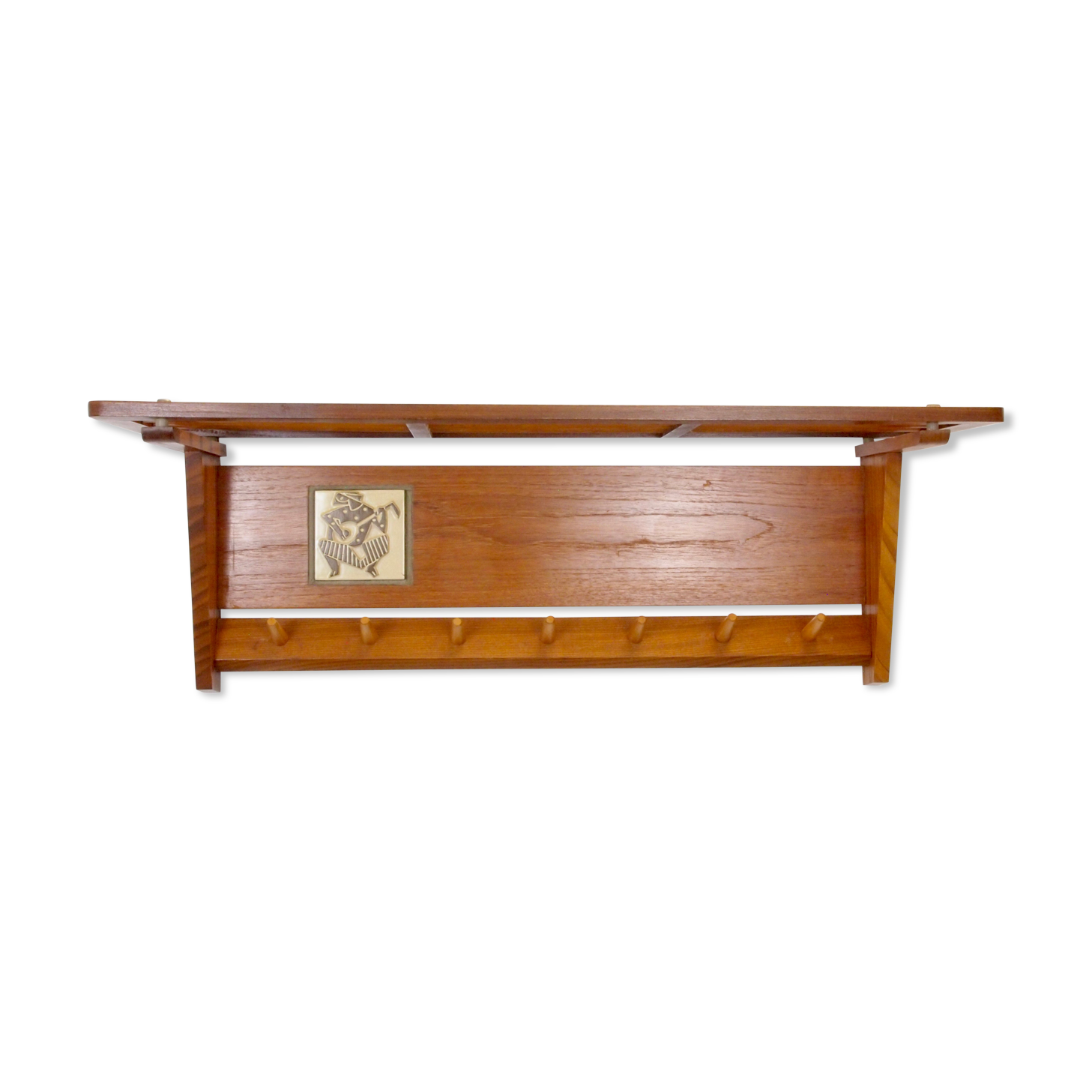 Wall coat rack with Ravelli ceramic tile