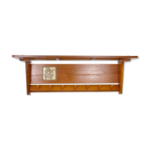 Wall coat rack with Ravelli ceramic tile