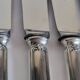 12 silver-plated table knives with stainless steel blades nogent