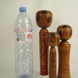 Set of 3 kokeshi dolls (medium size)