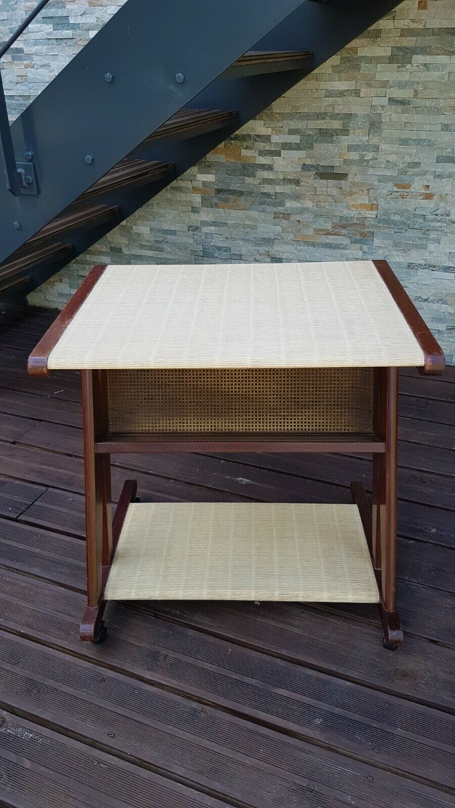 Vintage Jullian 60s wheeled dessert