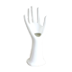 Hand baguier or white porcelain vase, 70s