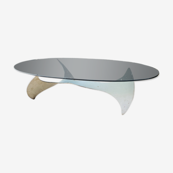 Elliptical coffee table by Knut Hesterberg