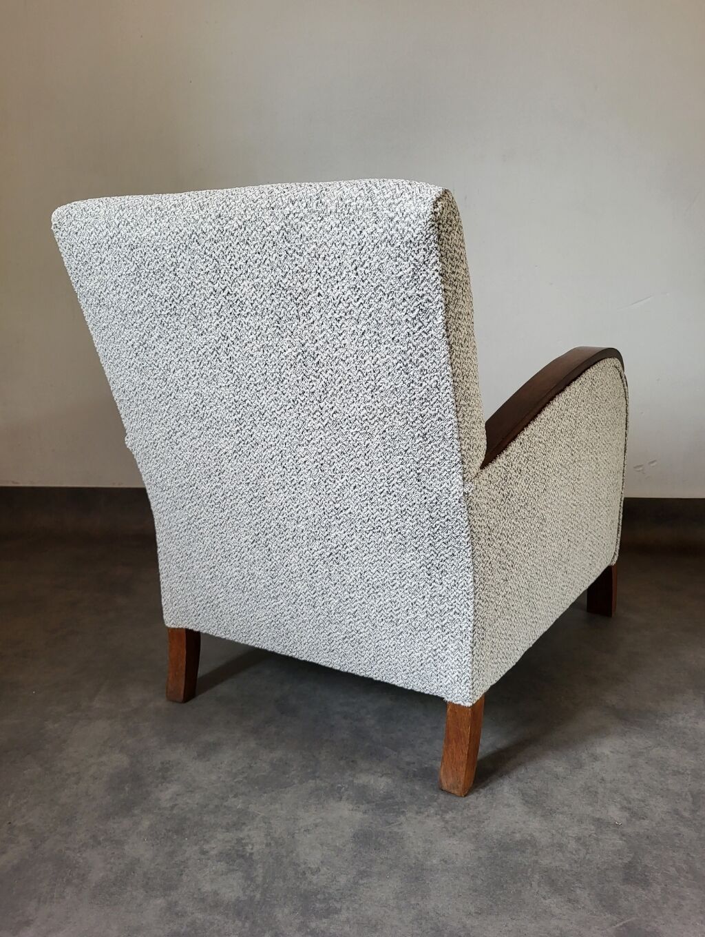 Restored 1930 art deco armchair