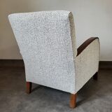 Restored 1930 art deco armchair