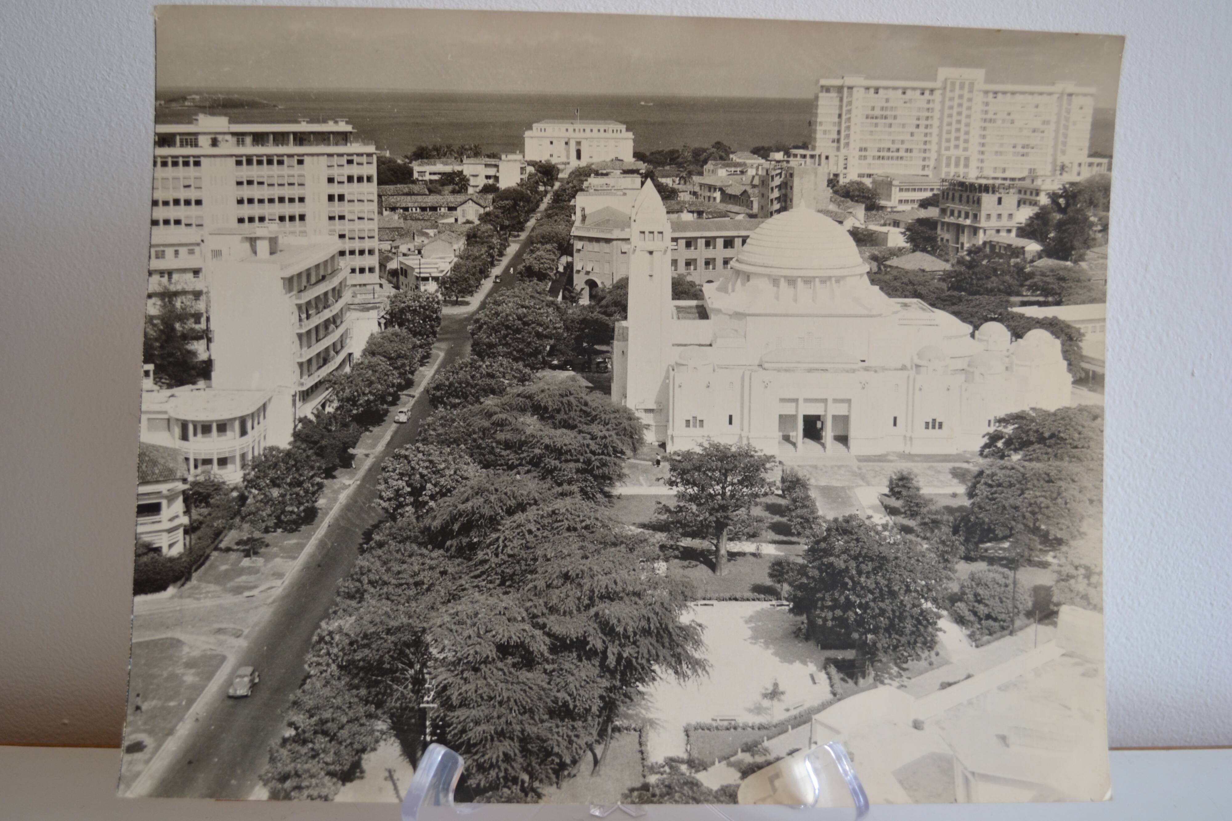 Anonymous silver photo africa senegal dakar cathedral district circa 1950