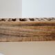 Mail rack carved wooden letter holder LETTERS