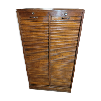 Double curtain binder