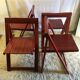 Set of 4 folding chairs 60