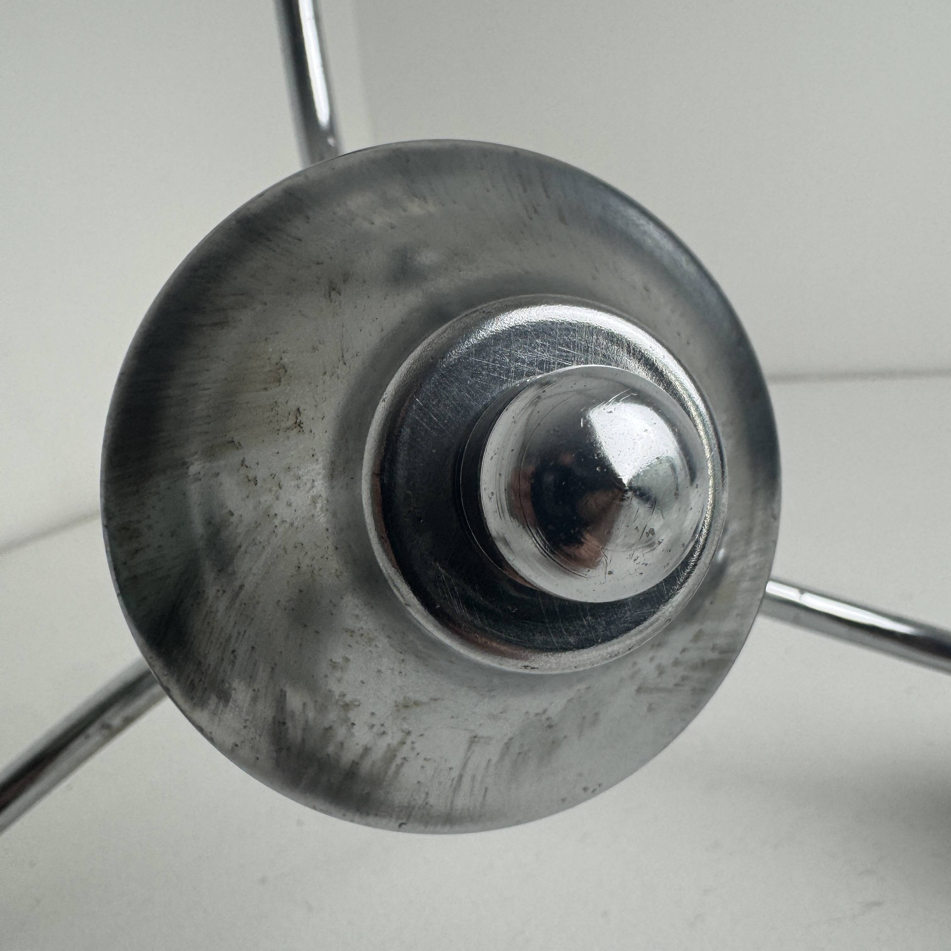 Antique 3-bulb vintage chandelier 1960