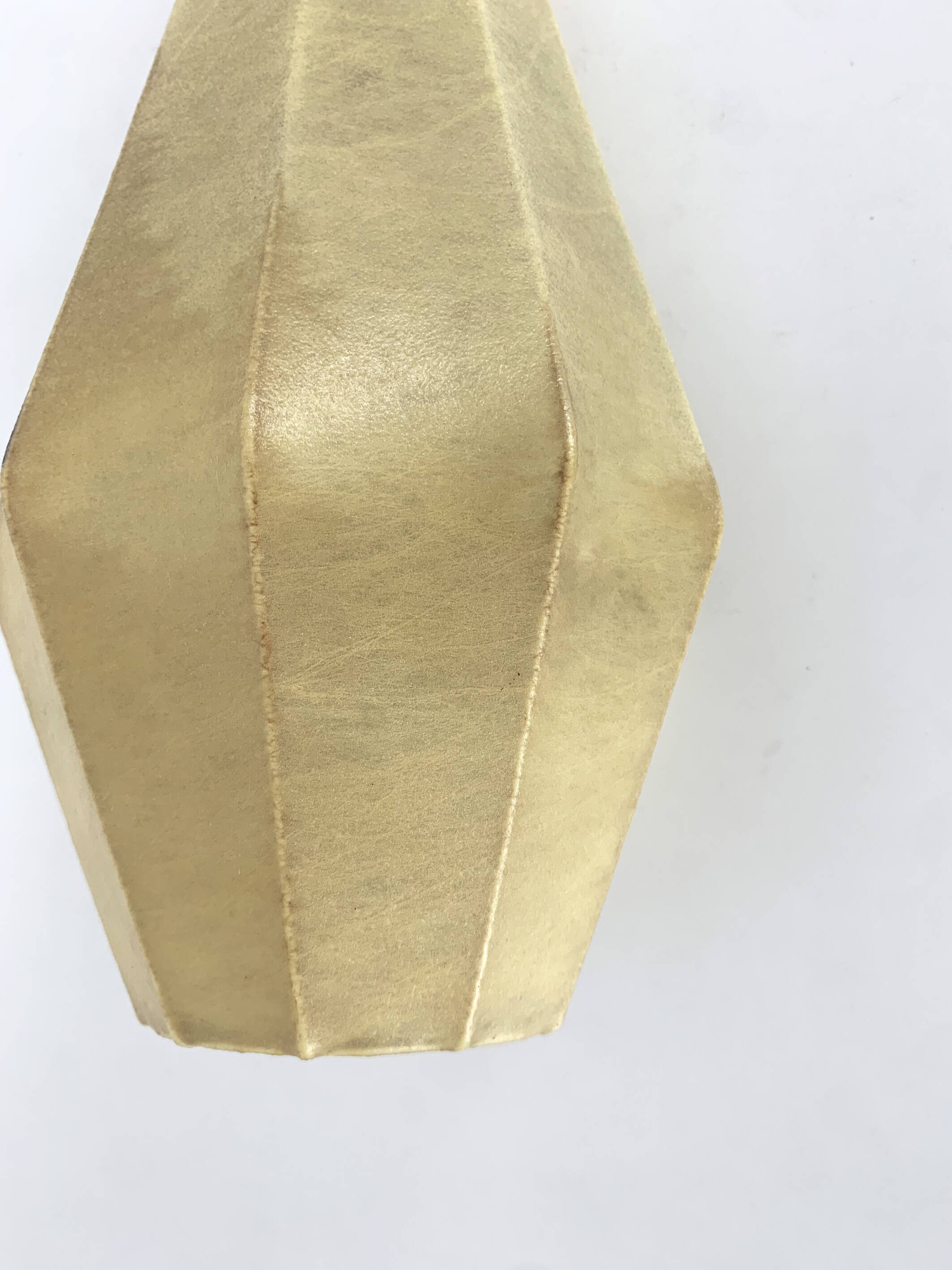 Oblong Cocoon pendant light, Friedel Wauer for Goldkant Leuchten, 1960s