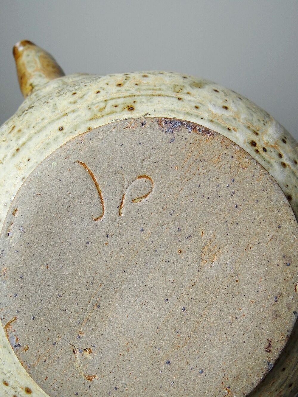 Glazed stoneware teapot by Jean-Pierre Prud’homme, La Borne, 1960s.