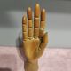 Articulated wooden hand