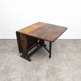 Vintage French Wood Drop Leaf Table, 1930s