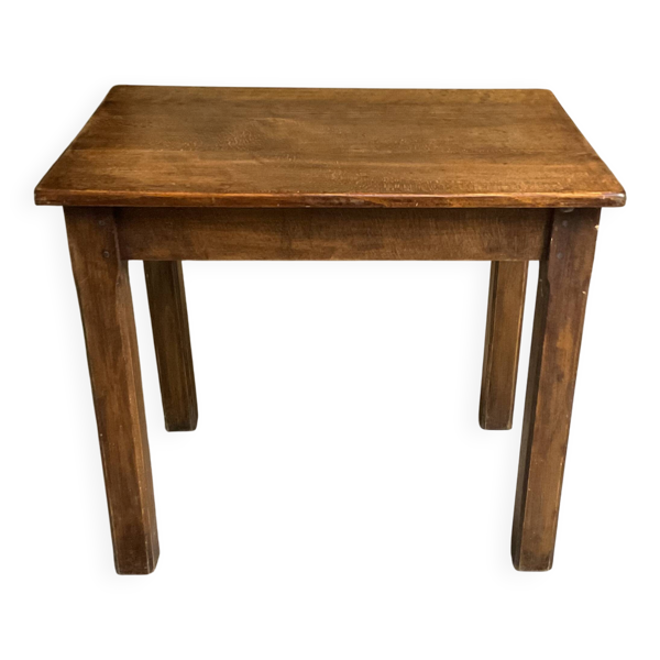 Table d appoint noyer années 40/50