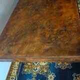 Art deco period table in walnut bramble
