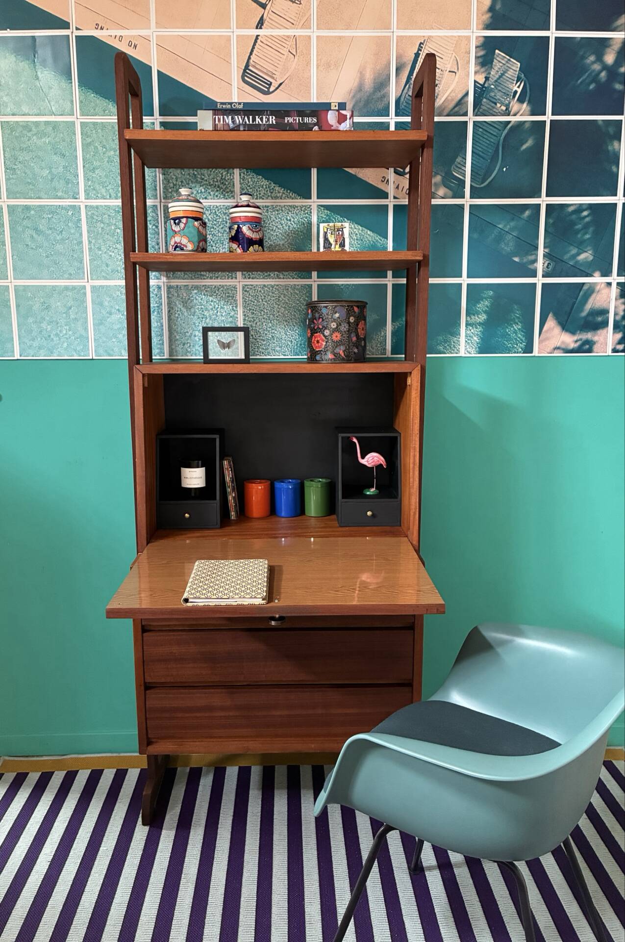 Vintage Scandinavian Library/Secretary