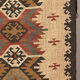 4x10 jute handwoven kilim runner rug, 120 x 300 cm handmade, kelim, carpet, indian.