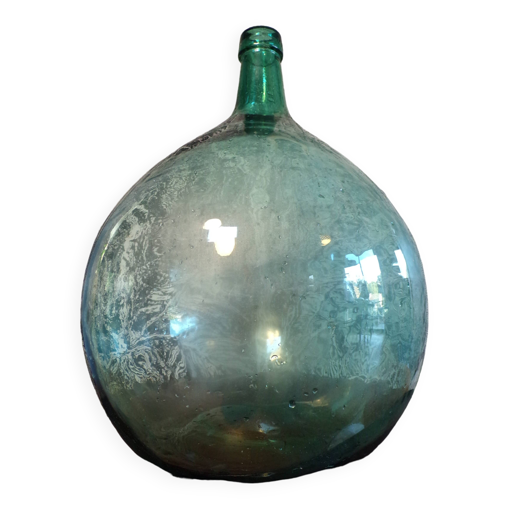 Dame jeanne 30L vert-bleu