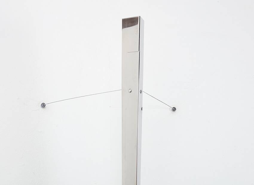 Gilles Derain Pair of Torchere Wall Lights for Lumen Center Italy 1984