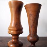 Vase en bois
