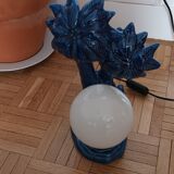 Vintage ceramic palm lamp