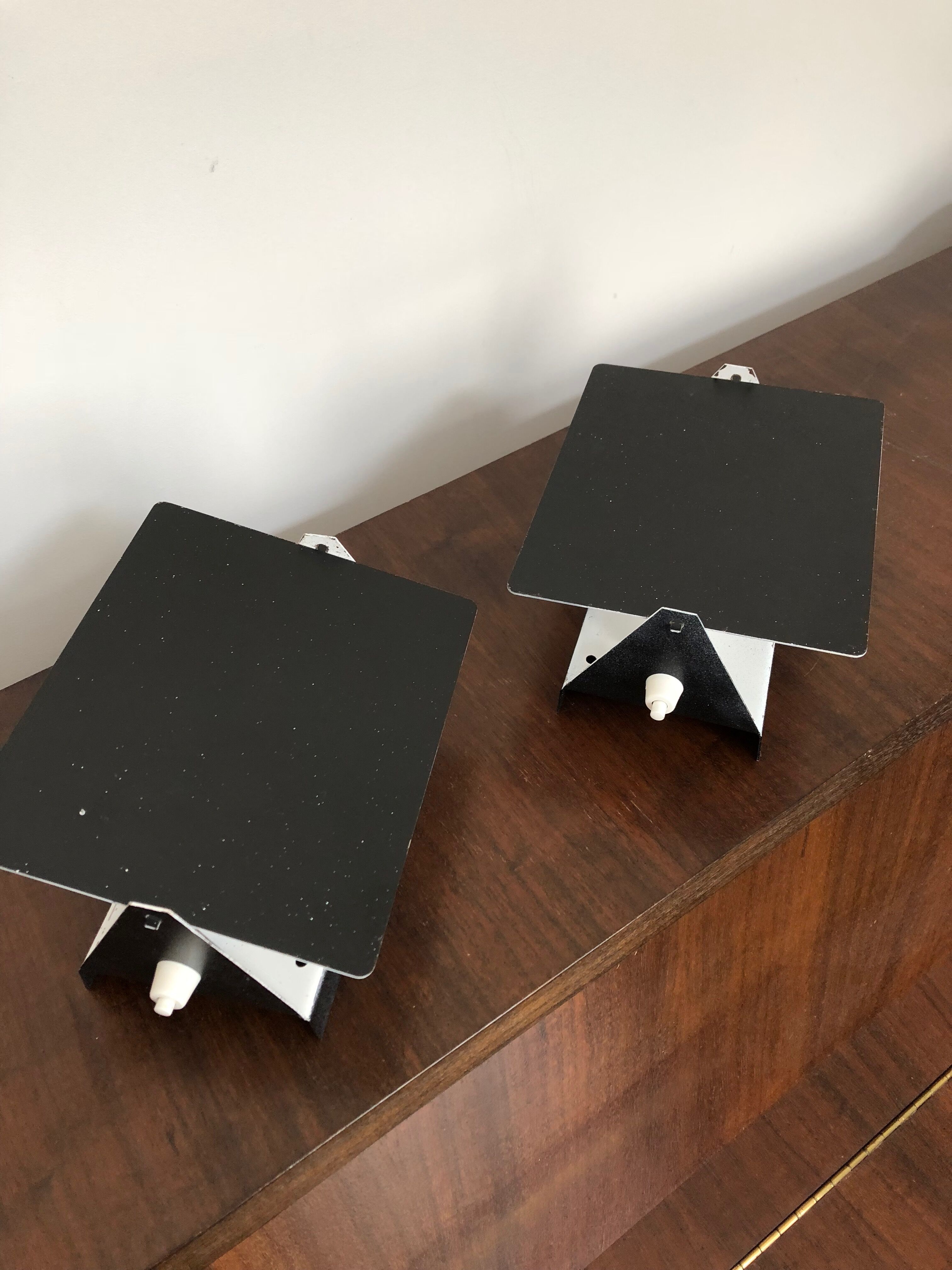 Pair of wall lamps Charlotte Perriand CP1 "Arcs"